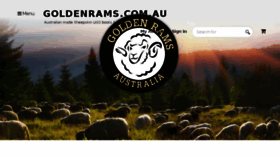 What Goldenrams.com.au website looked like in 2017 (6 years ago)