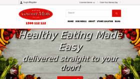 What Gourmetmeals.com.au website looked like in 2017 (6 years ago)