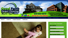 What Goodfaithcarpetcleaning.com website looked like in 2017 (6 years ago)
