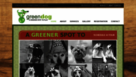 What Greendog.com website looked like in 2017 (6 years ago)