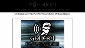 What Gallery.co.uk website looked like in 2017 (6 years ago)