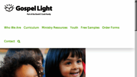 What Gospellight.com website looked like in 2017 (6 years ago)