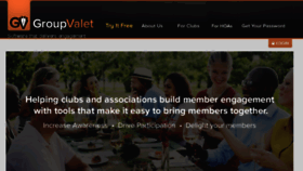 What Groupvalet.com website looked like in 2017 (6 years ago)