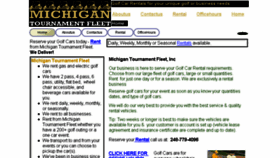 What Golfcarsofmichigan.com website looked like in 2017 (6 years ago)
