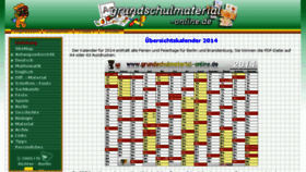 What Grundschulmaterial-online.de website looked like in 2017 (6 years ago)