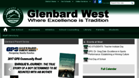 What Glenbardwesths.org website looked like in 2017 (6 years ago)