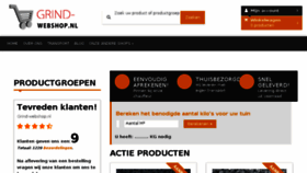 What Grind-webshop.nl website looked like in 2017 (6 years ago)