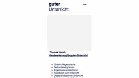 What Guterunterricht.de website looked like in 2017 (7 years ago)