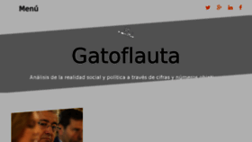 What Gatoflauta.com website looked like in 2017 (6 years ago)
