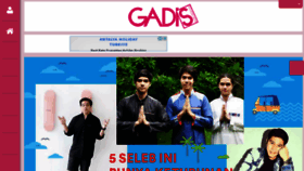What Gadis.co.id website looked like in 2017 (6 years ago)