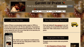 What Gardenofpraise.com website looked like in 2017 (6 years ago)