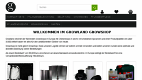 What Growland.net website looked like in 2017 (6 years ago)