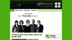 What Getwiseaccounting.co.nz website looked like in 2017 (6 years ago)