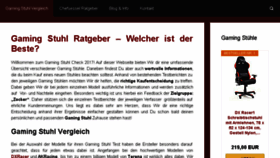 What Gamingstuhl-test.de website looked like in 2017 (6 years ago)