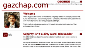 What Gazchap.com website looked like in 2017 (6 years ago)