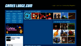 What Gameslodge.com website looked like in 2017 (6 years ago)