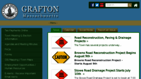 What Grafton-ma.gov website looked like in 2017 (6 years ago)