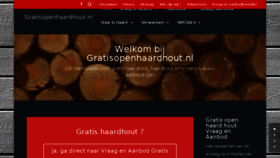 What Gratisopenhaardhout.nl website looked like in 2017 (6 years ago)