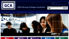 What Gca.edu.au website looked like in 2017 (6 years ago)