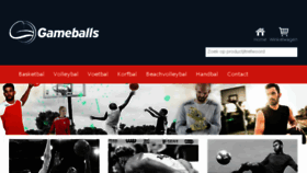 What Gameballs.nl website looked like in 2017 (6 years ago)