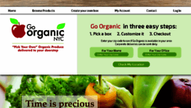 What Goorganicnyc.com website looked like in 2017 (8 years ago)