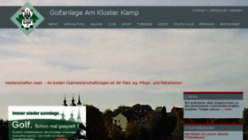 What Golfclub-am-kloster-kamp.de website looked like in 2017 (6 years ago)