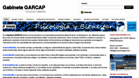 What Garcapsicologia.com website looked like in 2017 (6 years ago)