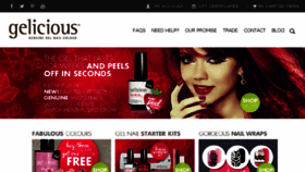 What Gelicious-store.com website looked like in 2017 (6 years ago)