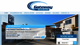 What Gatewaymotorinn.co.nz website looked like in 2017 (6 years ago)