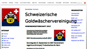 What Goldwaschen.ch website looked like in 2017 (6 years ago)