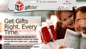 What Gifster.com website looked like in 2017 (6 years ago)