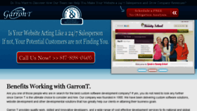 What Garront.com website looked like in 2017 (6 years ago)