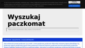 What Gdzie-paczka.pl website looked like in 2017 (6 years ago)