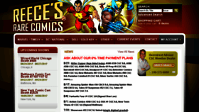 What Gregreececomics.com website looked like in 2017 (6 years ago)