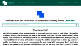 What Getvid.co website looked like in 2017 (6 years ago)