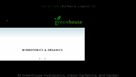 What Greenhouse-hydro.com website looked like in 2017 (6 years ago)