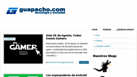 What Guapacho.com website looked like in 2017 (6 years ago)
