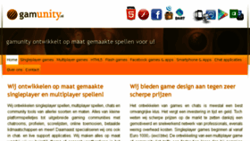 What Gamunity.nl website looked like in 2017 (9 years ago)