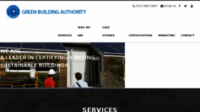 What Greenbuildingauthority.com website looked like in 2017 (6 years ago)