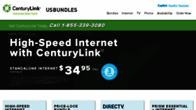 What Getcenturylink.com website looked like in 2017 (6 years ago)