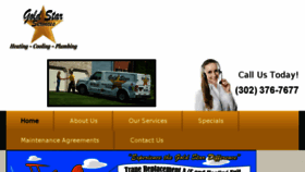 What Goldstarcooling.com website looked like in 2017 (7 years ago)