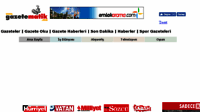 What Gazetematik.com website looked like in 2017 (6 years ago)