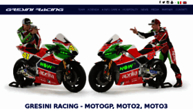 What Gresiniracing.com website looked like in 2017 (6 years ago)