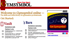 What Gymsymbol.com website looked like in 2017 (6 years ago)