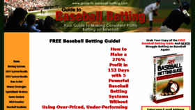 What Guide-to-baseball-betting.com website looked like in 2017 (6 years ago)