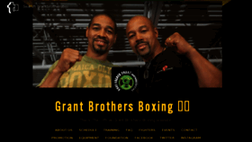 What Grantbrothersboxing.com website looked like in 2017 (6 years ago)