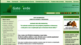 What Gatoverde.com.br website looked like in 2017 (6 years ago)