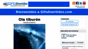 What Gifsdivertidos.com website looked like in 2017 (6 years ago)