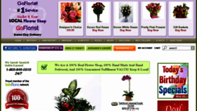 What Goflorist.com website looked like in 2017 (6 years ago)