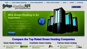 What Greenhosting101.com website looked like in 2017 (6 years ago)